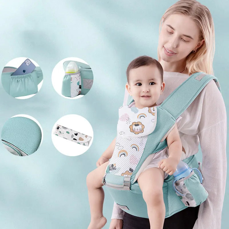 Front Facing Baby Carrier Portable Infant Hipseat childrensterritory