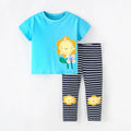 Half-Sleeves Casual Summer Outfits For Girls childrensterritory