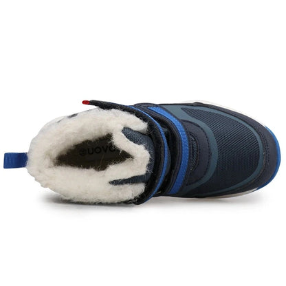 Kids Boys Outdoor Warm Long Snow Boots With Fur childrensterritory