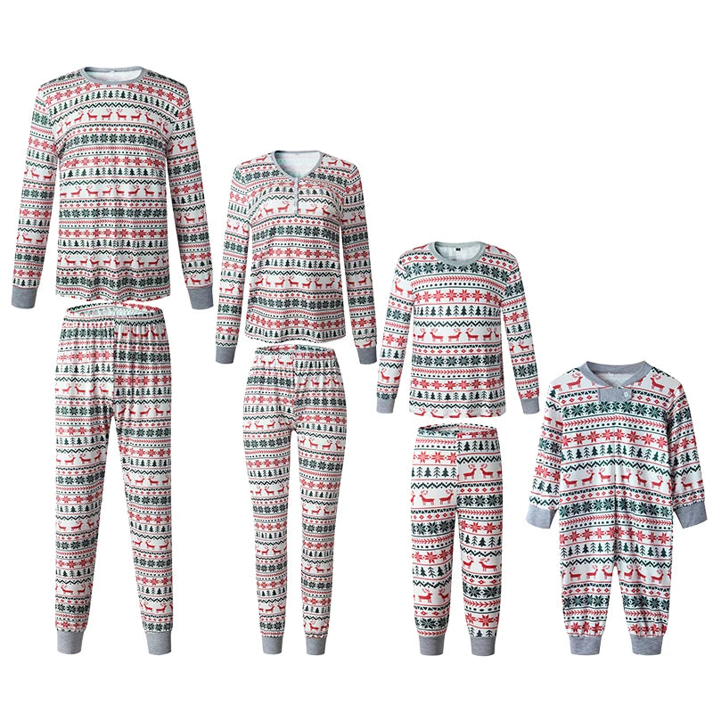 Printed Matching Christmas Sleepwear for Kids/Adults childrensterritory