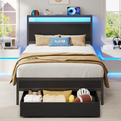 Space-Saving Kids Full Corner Bed Frame with Smart Design childrensterritory