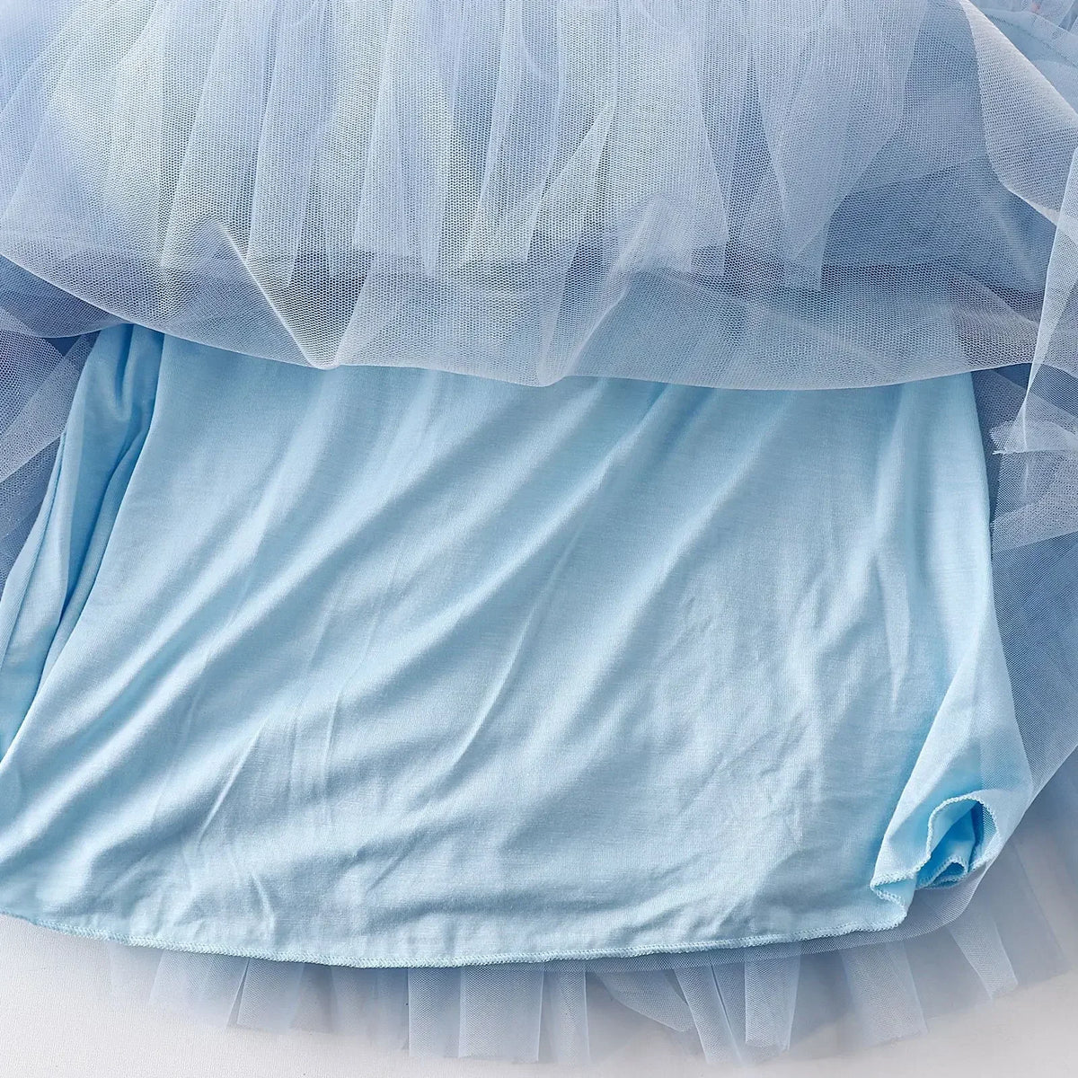 Kids Girls Sequined Layered Tulle Princess Party Dresses