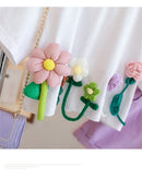 Kids' Girls 3D Flower Design T-shirt and Shorts Outfit Set childrensterritory