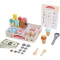Kids Wooden Ice Cream Counter Playset childrensterritory