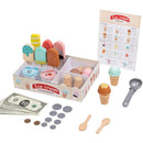 Kids Wooden Ice Cream Counter Playset childrensterritory