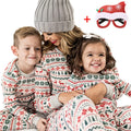 Elk and Tree Print Matching Winter Loungewear Pjs
