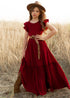 Kids Girls Lace Design Bohemia Long Dresses childrensterritory
