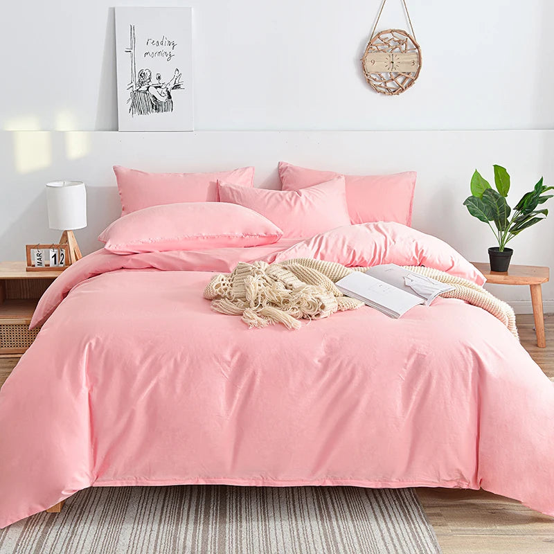 3/4-piece Cartoon Floral Print Soft Bedding Set For Home childrensterritory