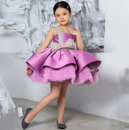 Girls Tiered Skirt/Gowns Tutu Outfit First Communion Dresses childrensterritory