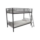 Convertible Twin Over Metal Bunk Bed for Kids Room childrensterritory