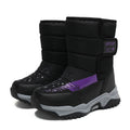 Girl's Printed Design Long Winter Snow Shoes childrensterritory