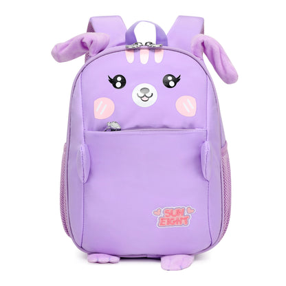 Rabbit Pattern Kids School Backpack Luggage Bag