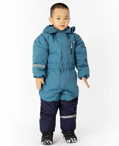 Plus Velvet Windproof Kids One-piece Thickening Ski Suit childrensterritory
