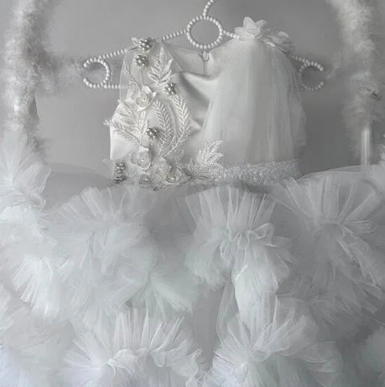 Puffy Tutu Ruffled Tulle Baby/Kid Girls Birthday Party Dress