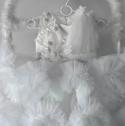 Puffy Tutu Ruffled Tulle Baby/Kid Girls Birthday Party Dress