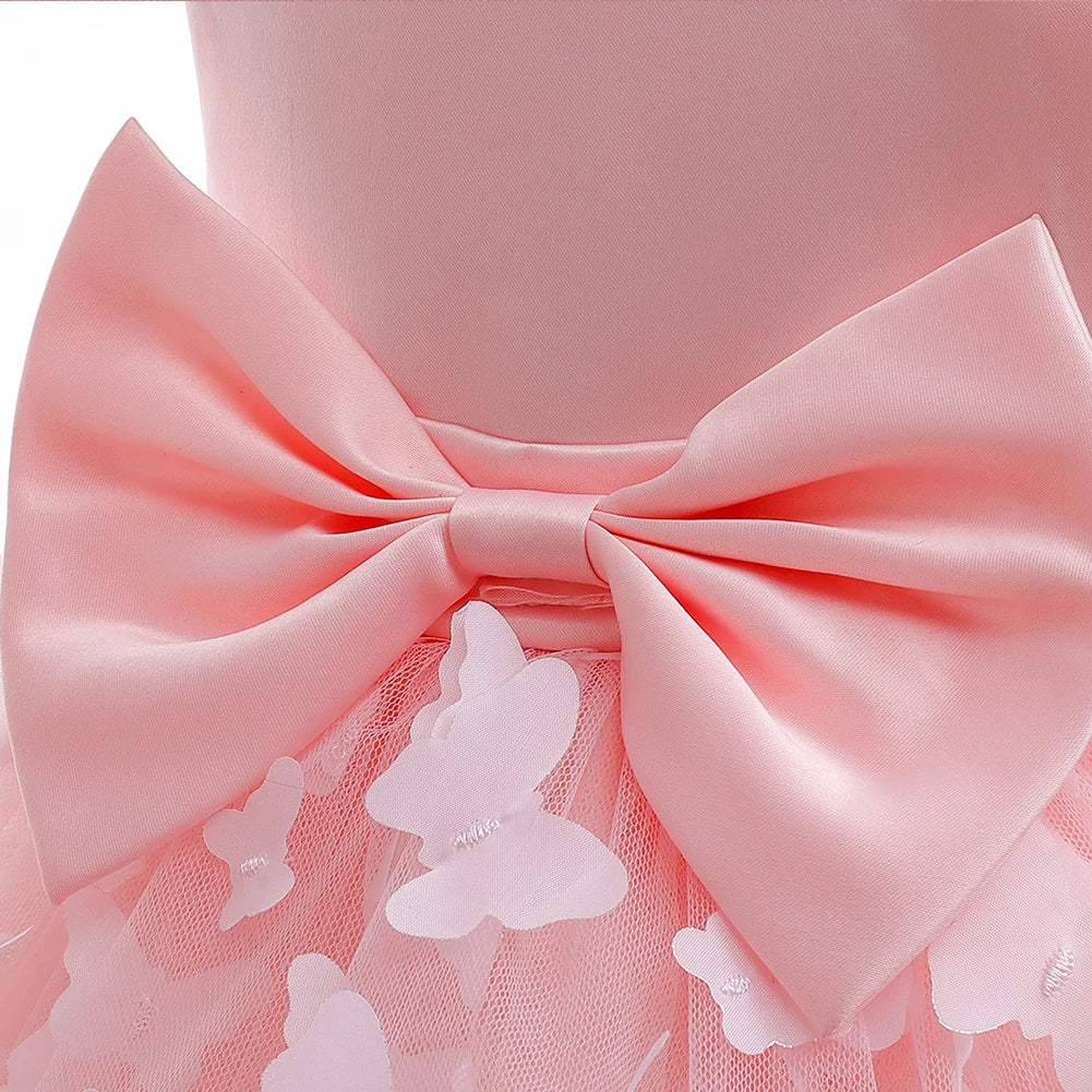 Baby Girl Three-Dimension Butterfly Gown for Baptism/Birthday