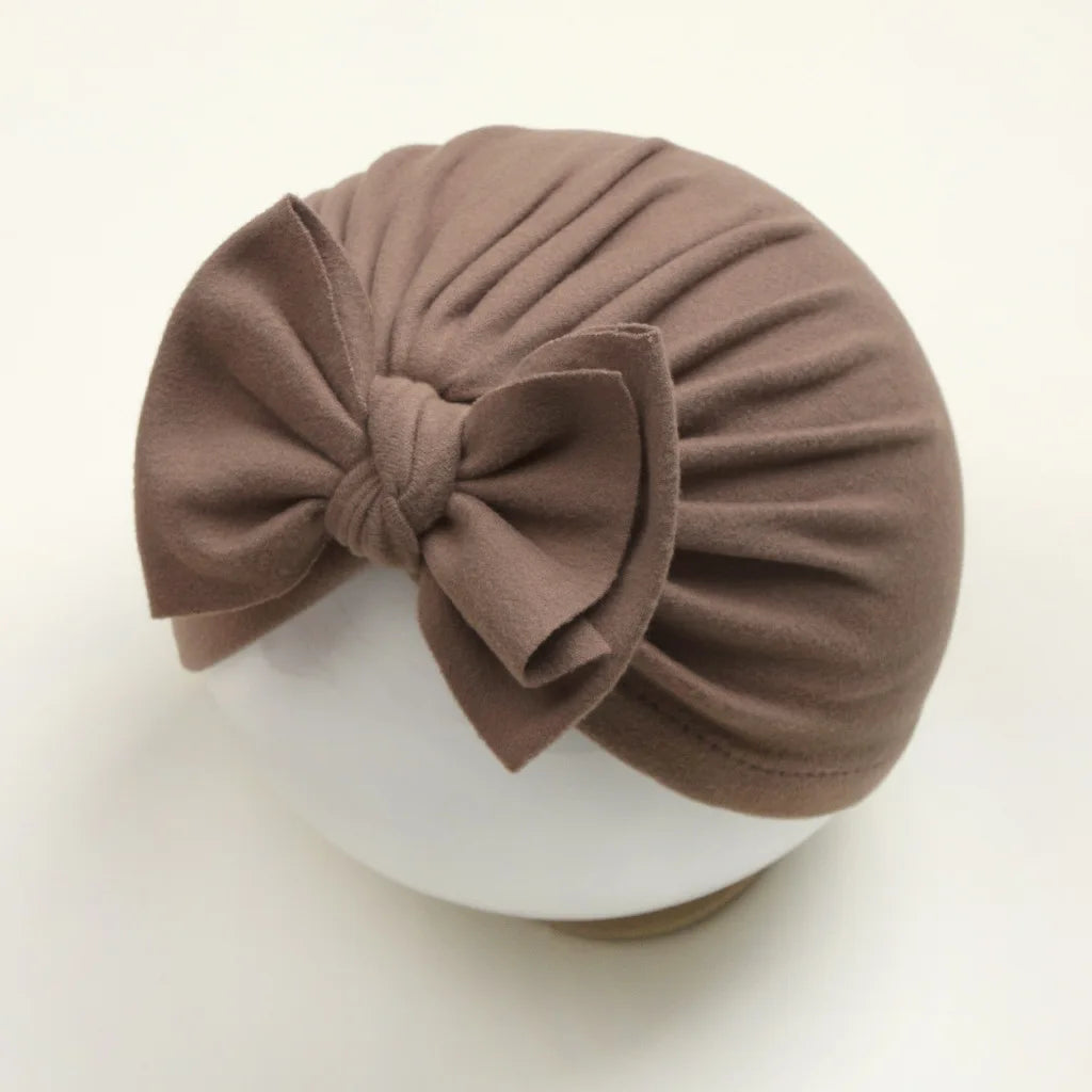 Baby Boys/Girls Bow Knotted Beanie/Photography Props