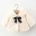 Baby Girls' Long Sleeves Collar Design Warm Jacket childrensterritory