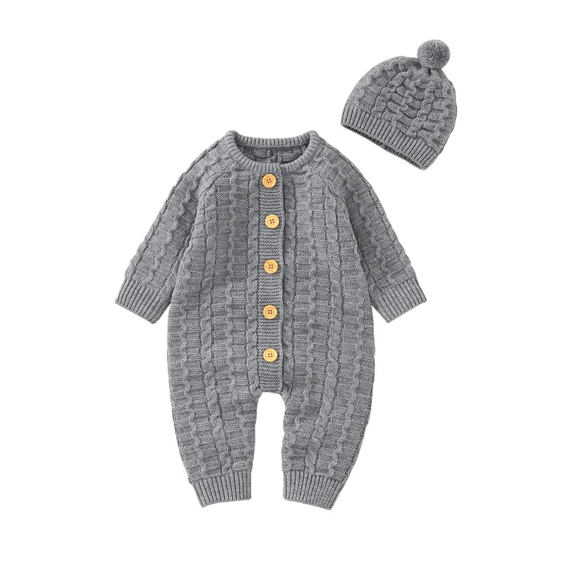 Baby Kids Long Sleeves Soft Winter Bodysuits childrensterritory