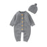 Baby Kids Long Sleeves Soft Winter Bodysuits childrensterritory