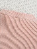 Girls’ Bow Design Winter Soft Dresses childrensterritory