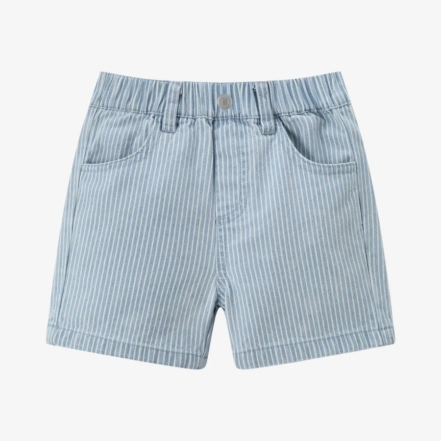 Matching Summertime Denim Outfit for Brother and Sister