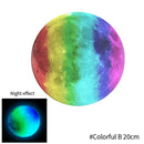 Luminous Colorful Moon Wall Stickers For Kids Bedroom childrensterritory