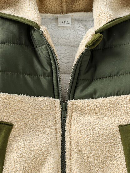 Baby Kids Long-Sleeved Casual Winter Jumpsuits childrensterritory