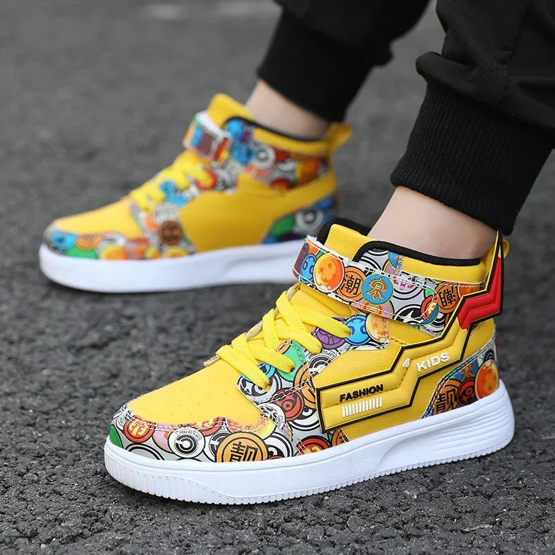 Kids High Quality Breathable Cartoon Sport Shoes