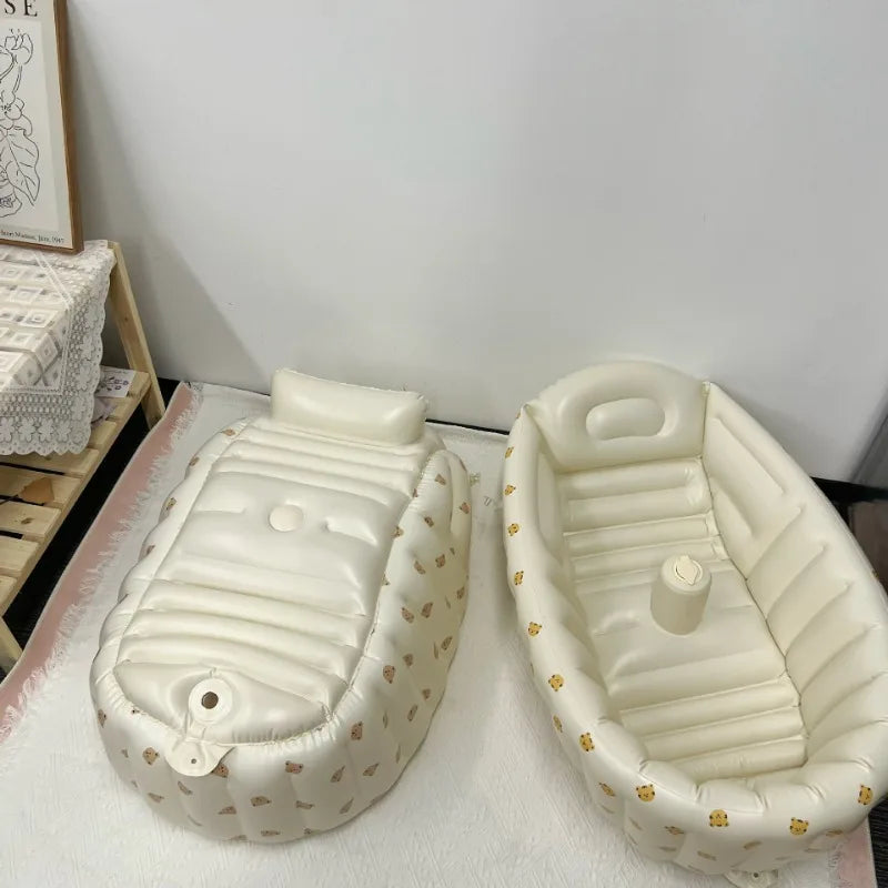 Inflatable and Portable Baby Swimming Bathtub