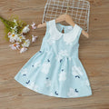 Kids Girls Floral Sleeveless Princess Outfit/Dress