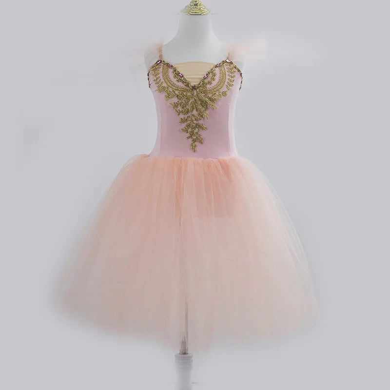 Professional Swan Lake Long Ballet Dresses for Girls childrensterritory