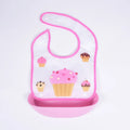 Soft Waterproof Cartoon Printed Adjustable Baby Bibs