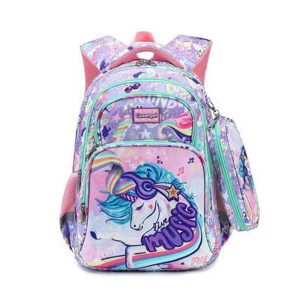 Dinosaur Print Kids Backpack Set with Lunch Box Pencil Case childrensterritory