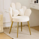 Comfy Modern Design Makeup Vanity Chair with Back childrensterritory