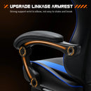 Adjustable Swivel Gaming Chair with Headrest and Spine Support childrensterritory