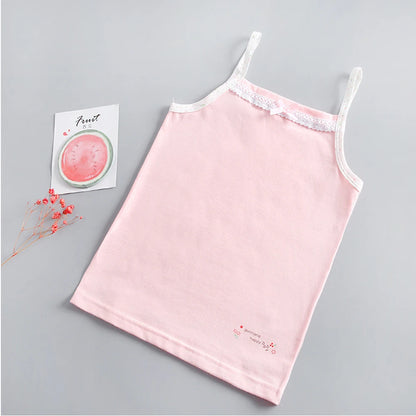 3pcs/lot Cartoon Design Teens Girls Tank Tops For Summer childrensterritory