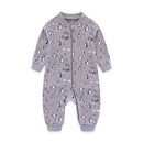 Cartoon Print Long Sleeve Newborn Baby Cotton One-piece/Rompers