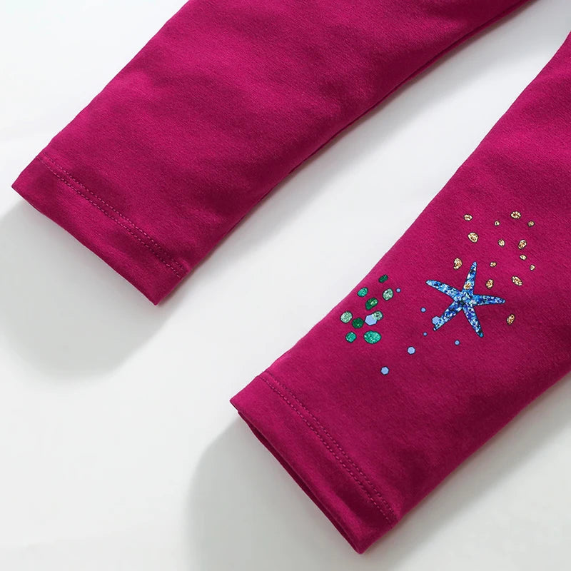 Little Girls Mermaid Princess Tops and Pants Clothing Sets childrensterritory