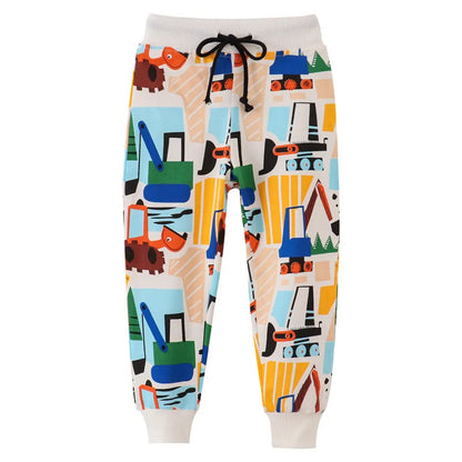 Kids Boys Full Length Animals Print Sweatpants childrensterritory