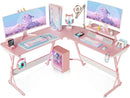 Gamer Desk with Headphone Hook, Cup Holder, and Monitor Stand childrensterritory