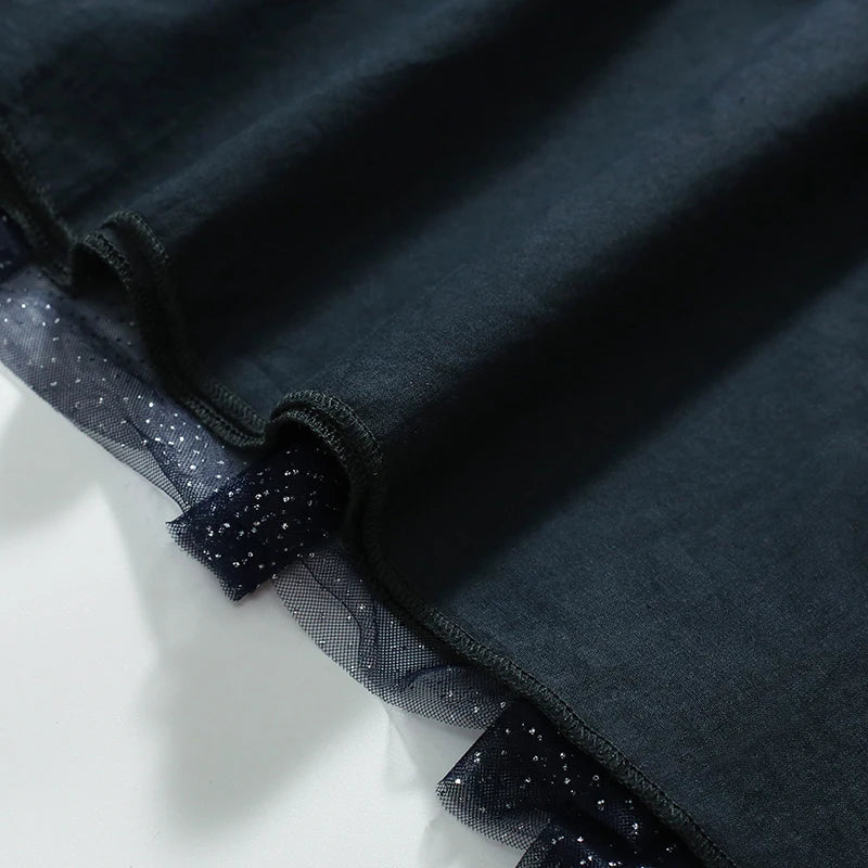 Girls Long-Sleeved Panda Cartoon Design Casual Dresses