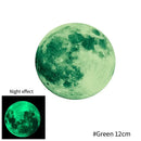 Luminous Colorful Moon Wall Stickers For Kids Bedroom childrensterritory