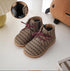 Kids Retro Style Printed Soft-Sole Warm Short Boots childrensterritory