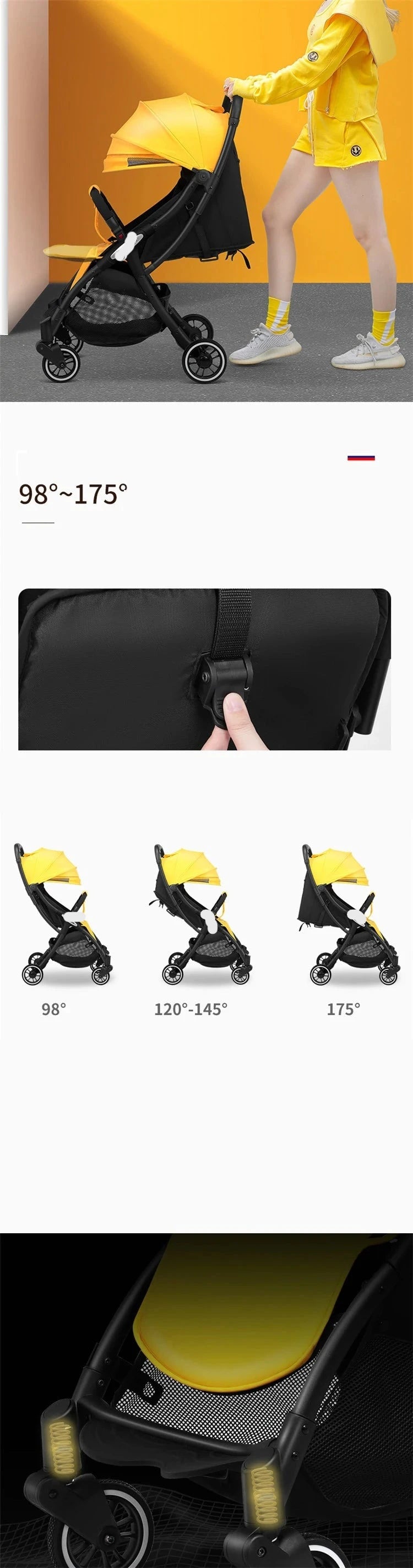 Lightweight Foldable Baby Stroller/Carrige Pram childrensterritory