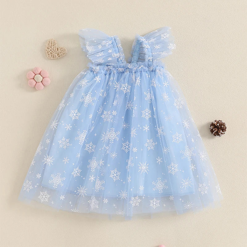 Girls' Sleeveless Fluffy Elegant Summer Dresses