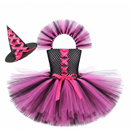 Kids Girls Carnival Vestidos Clothing Set Bag Hat for Halloween
