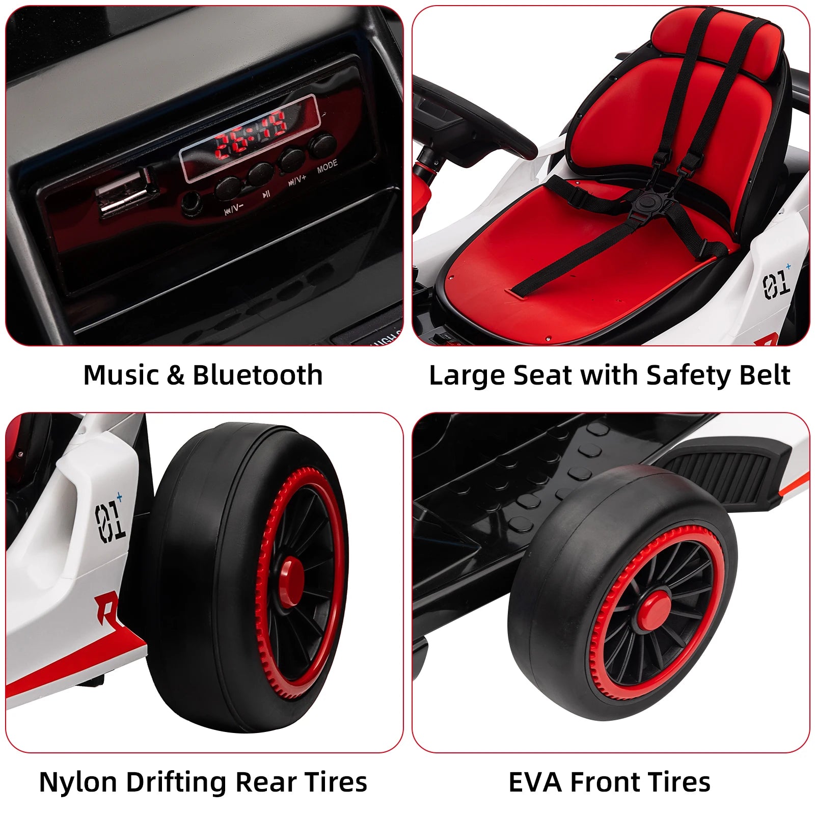 Kids High Speed Electric Go Kart with 24V7Ah Battery