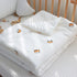 Muslin Cotton Thick Embroidered Baby Crib Blanket with filler childrensterritory