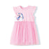 Little Girls Cartoon Embroidered Design Summer Dresses childrensterritory